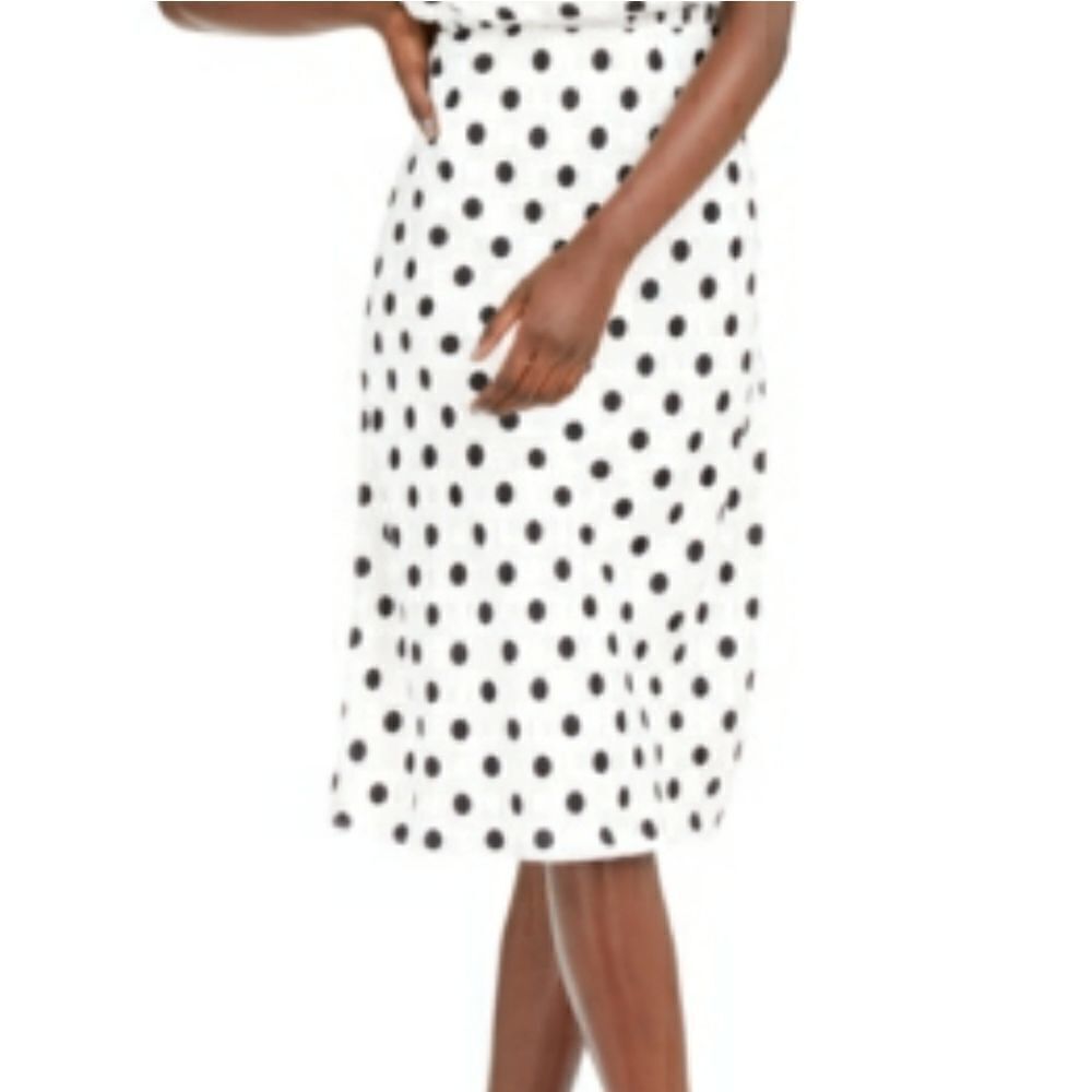 INC Polka-Dot Midi Skirt
